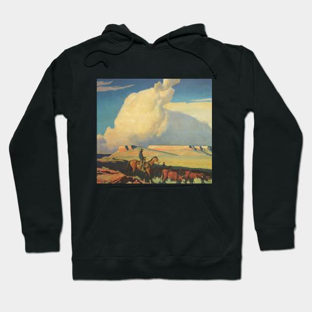 Open Range by Maynard Dixon Hoodie by MasterpieceCafe